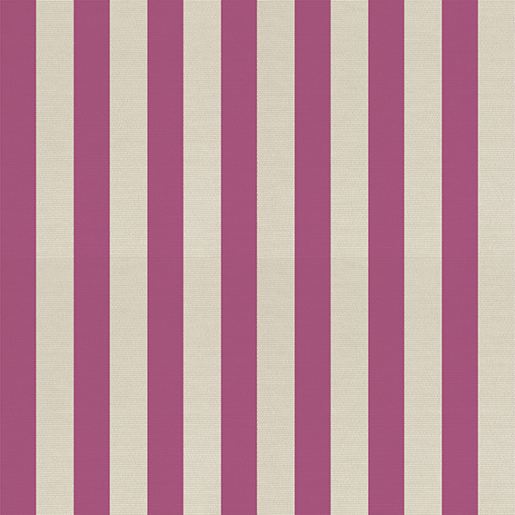 STRIPS 3,5CM PINK #e55ca3 on CREAM COTON